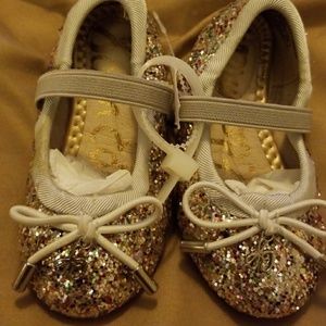 Sam Elderman Toddler Sequin Ballet Shoes